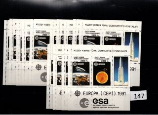/// 14x Turkish Cyprus - Mnh - Europa Cept 1991 - Space - Spaceships