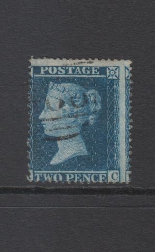 Gb Qv 2d Blue Sg27 Plate 5 Two Pence " Rc " Queen Victoria 1855 Stamp,  P16 Lc