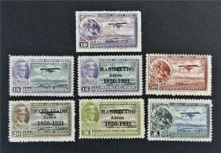 Nystamps Mexico Stamp C7//c34 Og H $34