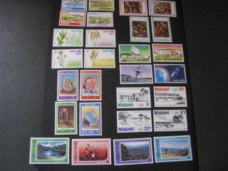 Malawi Stamp 7 Sets Never Hinged Lot