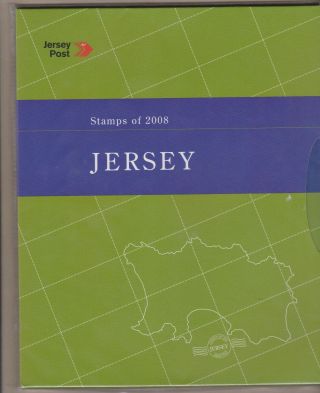 Jersey 2008 Yearbook In Backing Stamps Unmounted Mnh Per Scans