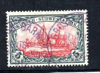 German Southwest Africa Sc 34 1919 Grossbarn Cxl Cv $300.