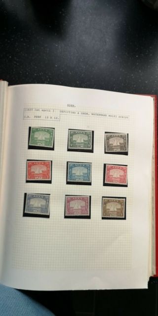 Aden Stamps 1937 - 1946 Various