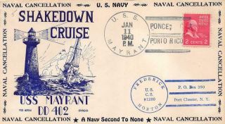 Naval 01/11/40,  U.  S.  S.  Mayrant (dd 402),  Ponce,  Porto Rico [e552108]