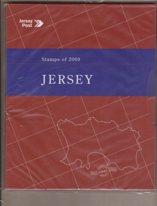 Jersey 2009 Yearbook In Backing Stamps Unmounted Mnh Per Scans