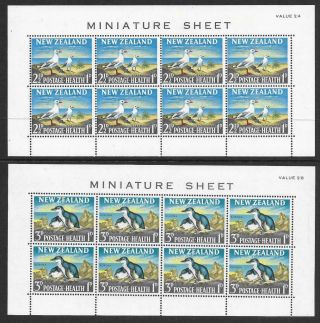 Zealand 1964 Health Miniature Sheets Ms823b : Mnh : Cat Value £35