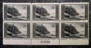 Buffalo Stamps: Scott 746 National Parks Plate Block,  Mnh/og & F/vf,  Cv = $40