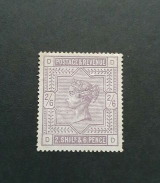 Gb Queen Victoria Sg 178 2s6d Lilac Lightly M/mint (looks U/mint)