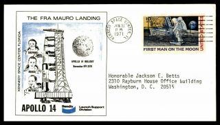 Mayfairstamps Us 1971 Kennedy Space Center Apollo 14 Bendix Launch Support Divis