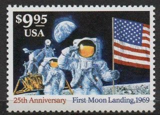Usa 1994 $9.  95 25th Anniversary Of The First Moon Landing