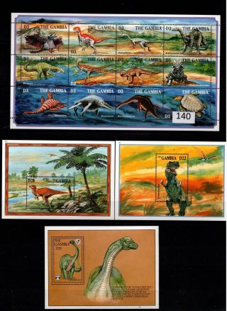 // Gambia - Mnh - Nature - Dinosaurs -