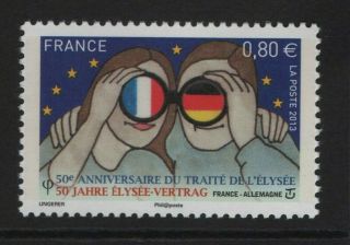 France Stamps 2013 The 50th Anniversary Of The Élysée Treaty Unmounted Mnh