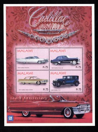 Malawi 2004 Sheet W/ Stamps Mi 763 - 766 Mnh Cv=6.  50€