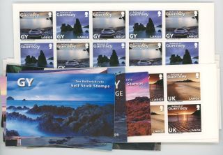 Guernsey Face Value £155.  70 Of Nvi Modern Postage Stamps,  Great Lot