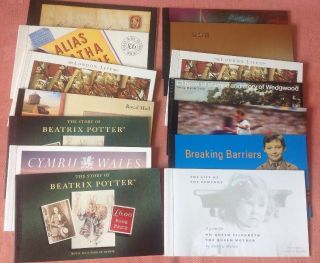 Gb Stamps: 14 Prestige Booklets As Issued.  High Face And Cat.  Value Starter £55