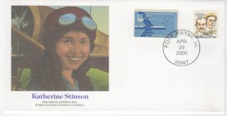 Sss: Us Fleetwood 2000 31c Airmail Pioneers Of Flight Katherine Stinson Sc C91