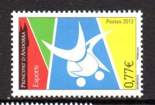Andorra (french) Mnh 2012 Sports