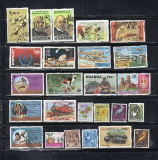 Africa Uganda Stamps Lot 54413