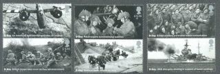 Great Britain 75th Anniversary Of D - Day - 2019 Mnh Set - World War Ii - Military