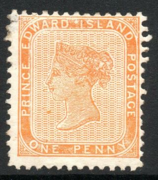Prince Edward Island: 1863 - 9 Qvi 1d Sg 10