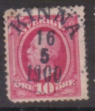 Sweden Sverige Postmark / Cancel " Kinna " 1900