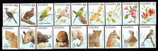 Namibia 1997 Group Of Stamps Mi 876 - 893 C Mnh Cv= 16€
