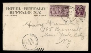 Dr Who 1937 Buffalo Ny Special Delivery Hotel Advertising E47737