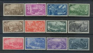 Italy Scott 495 - 506 Complete Set Never Hinged Very Fine