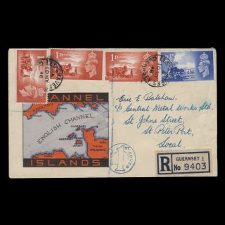 Channel Islands 1948 (fdc) Liberation Anniversary