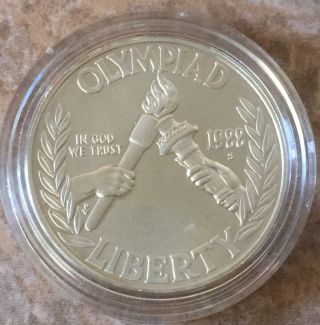 1988 - S Proof Olympic Commemorative Sterling Silver Coin Only