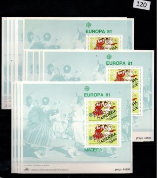 // 14x Portugal - Mnh - Europa Cept 1981 - Costumes - People