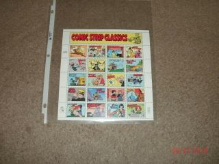 Comic Strip Classics Sheet Of 20 (32 Cents) Postage Stamps