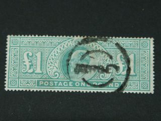 Gb Evii 1902 - £1 Green - Good