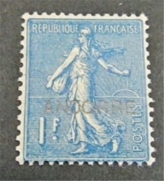 Nystamps French Andorra Stamp 16 Og H $40