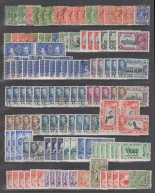 A4832: Falkland Islands Stamp Collection; Cv $1225