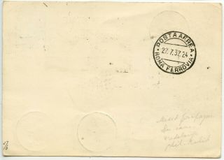 LUXEMBOURG/ FRANCE 1937.  7.  26 Mixed franking airmail to Sam Bayer Rome Italy 2