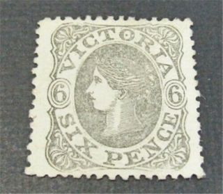 Nystamps British Australian States Victoria Stamp 71 Og H $140