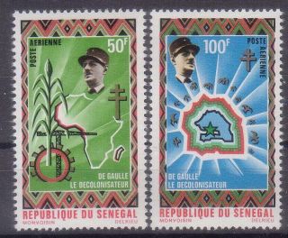 Senegal 1970 Death Of Charles De Gaulle Mnh C4798