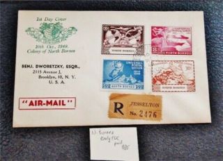 Nystamps British North Borneo Stamp Early Fdc Paid: $80