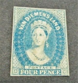 Nystamps British Australian States Tasmania Stamp 13 Og H $275