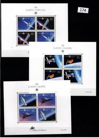 /// Portugal - Mnh - Europa Cept 1991 - Space - Spaceships