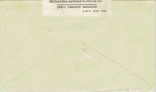Rhodesia & Nyasaland 1958 QEII 2 1/2d Balovale cover to Kasempa & economy label 2