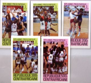 Car Central African Republic 1979 653 - 57 B 403 - 7 Olympics 1980 Moscow Basketball