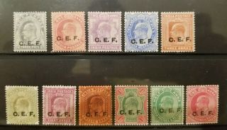 India Indian China Exp Force 1902 - 09 Kevii Set To 1r