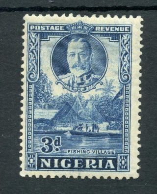 Nigeria 1936 3d Perf 12½x13½ Sg38a Mm Cat £150