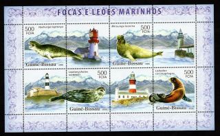 Guine Bissau 2006 Sheet W/ Stamps Mi 3411 - 3414 Mnh Cv=8€