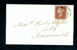 Number 9 In Maltese Cross On Part Cover (wrapper),  Stamp Most Fine.  (jy303)