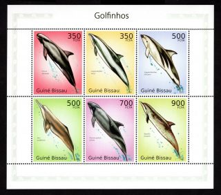 Guine Bissau 2010 Sheet W/ Stamps Mi 5033 - 5038 Mnh Cv=13€