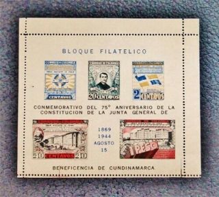 Nystamps Colombia Stamp 513 Og H $25