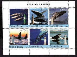 Guine Bissau 2004 Sheet W/ Stamps Mi 2788 - 2793 Mnh Cv=11€